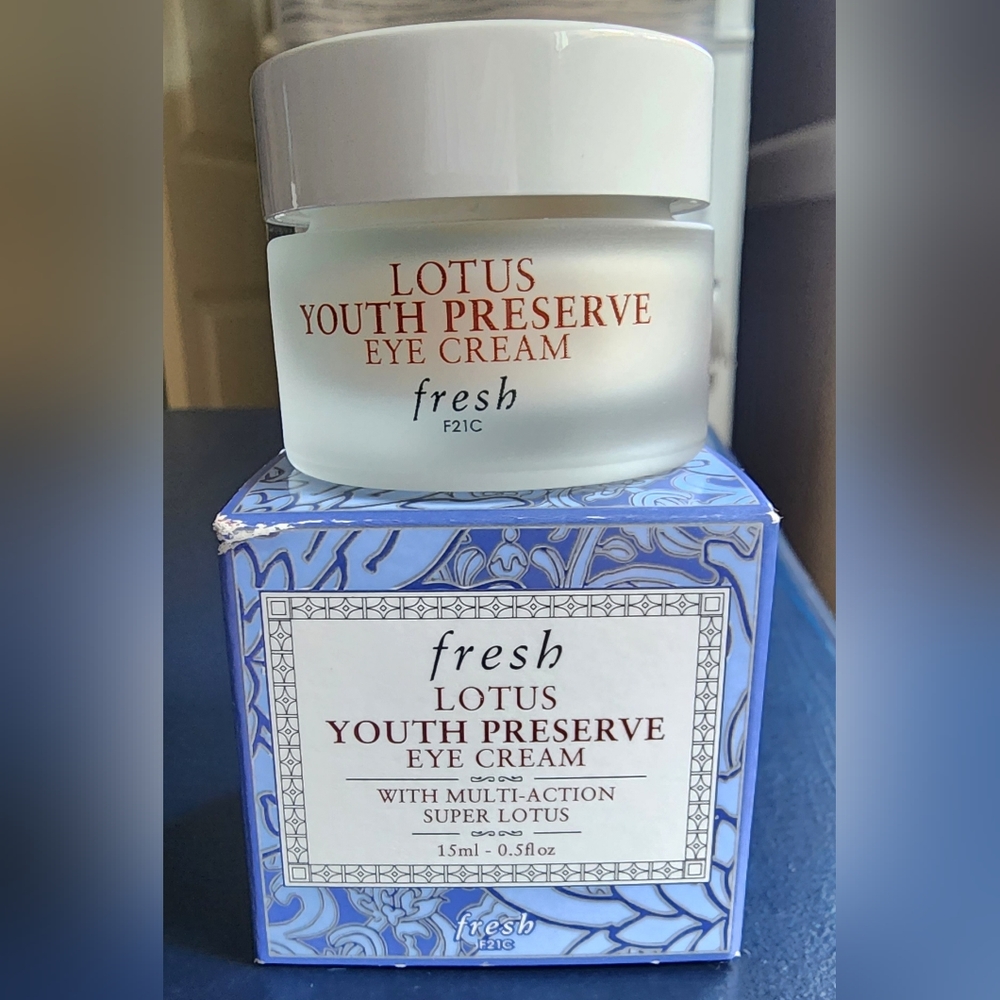 fresh Lotus Youth Preserve Eye Cream Full Size 0.5 fl. oz